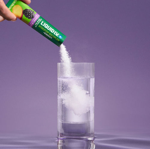 Blackberry Peach Hydration Multiplier® +Energy - Smooth Taste Hydration For Travel Days