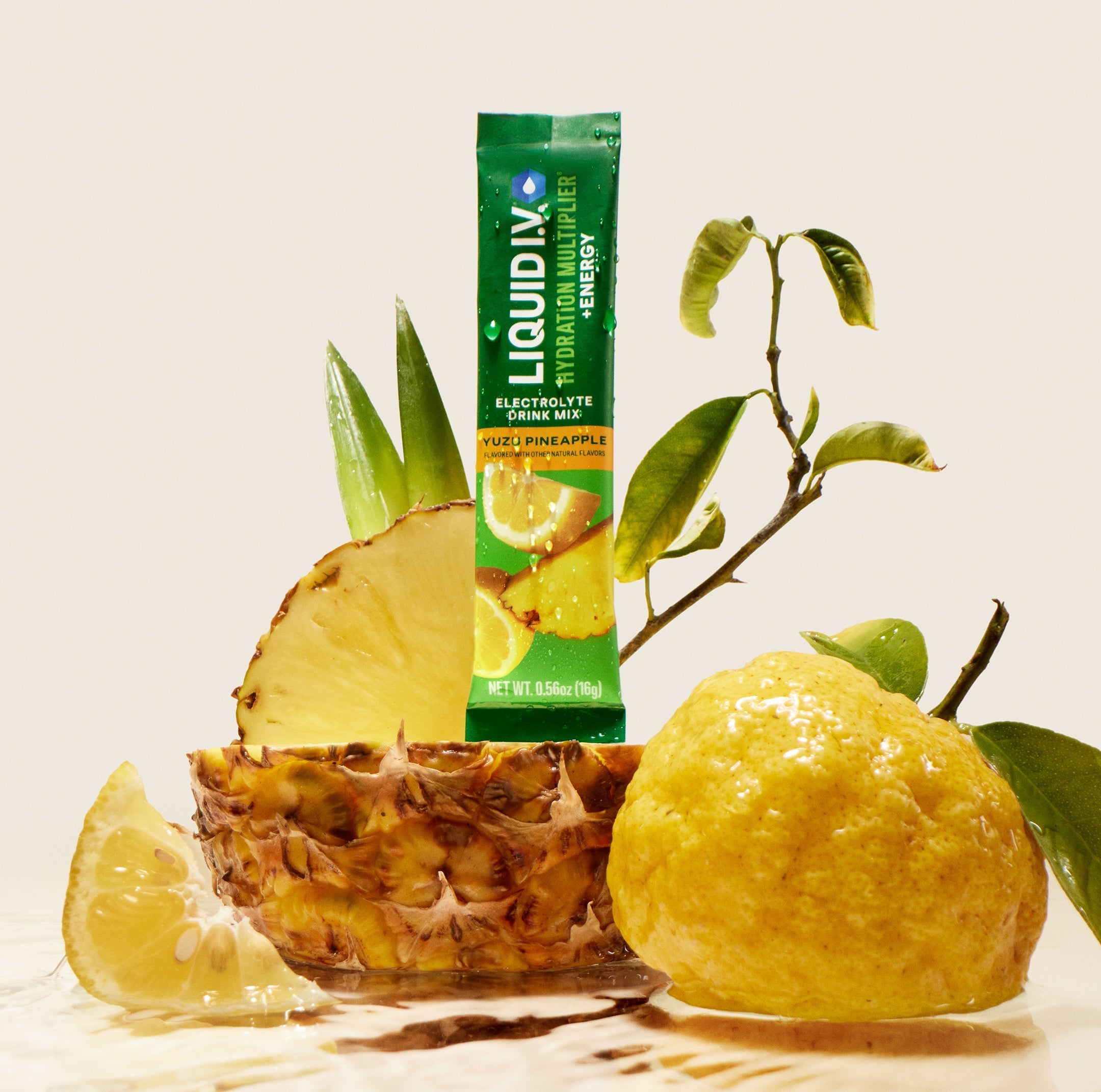 Yuzu Pineapple Hydration Multiplier® + Energy - Smooth Taste Hydration Powder
