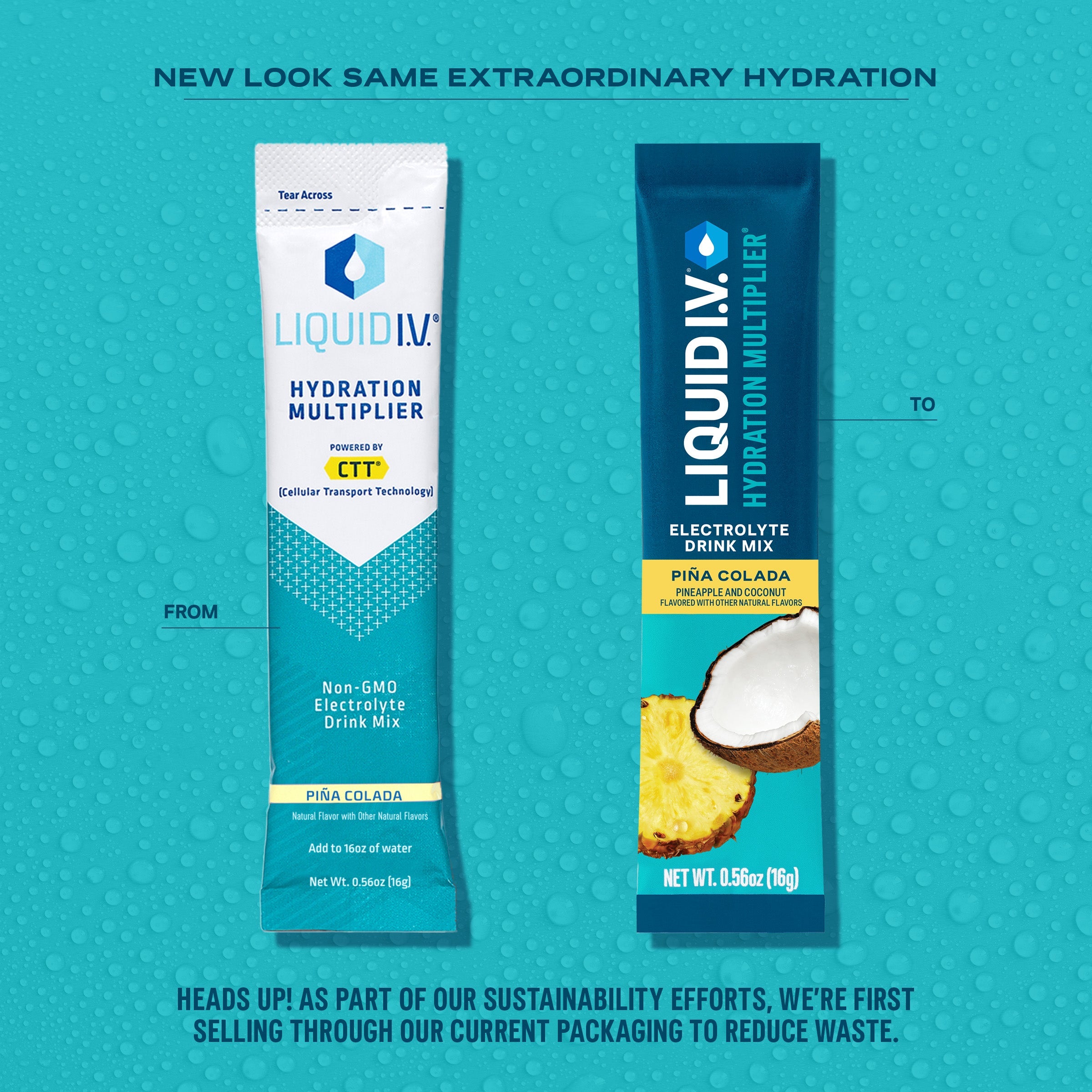Piña Colada Hydration Multiplier - Crisp Taste Electrolyte Packets