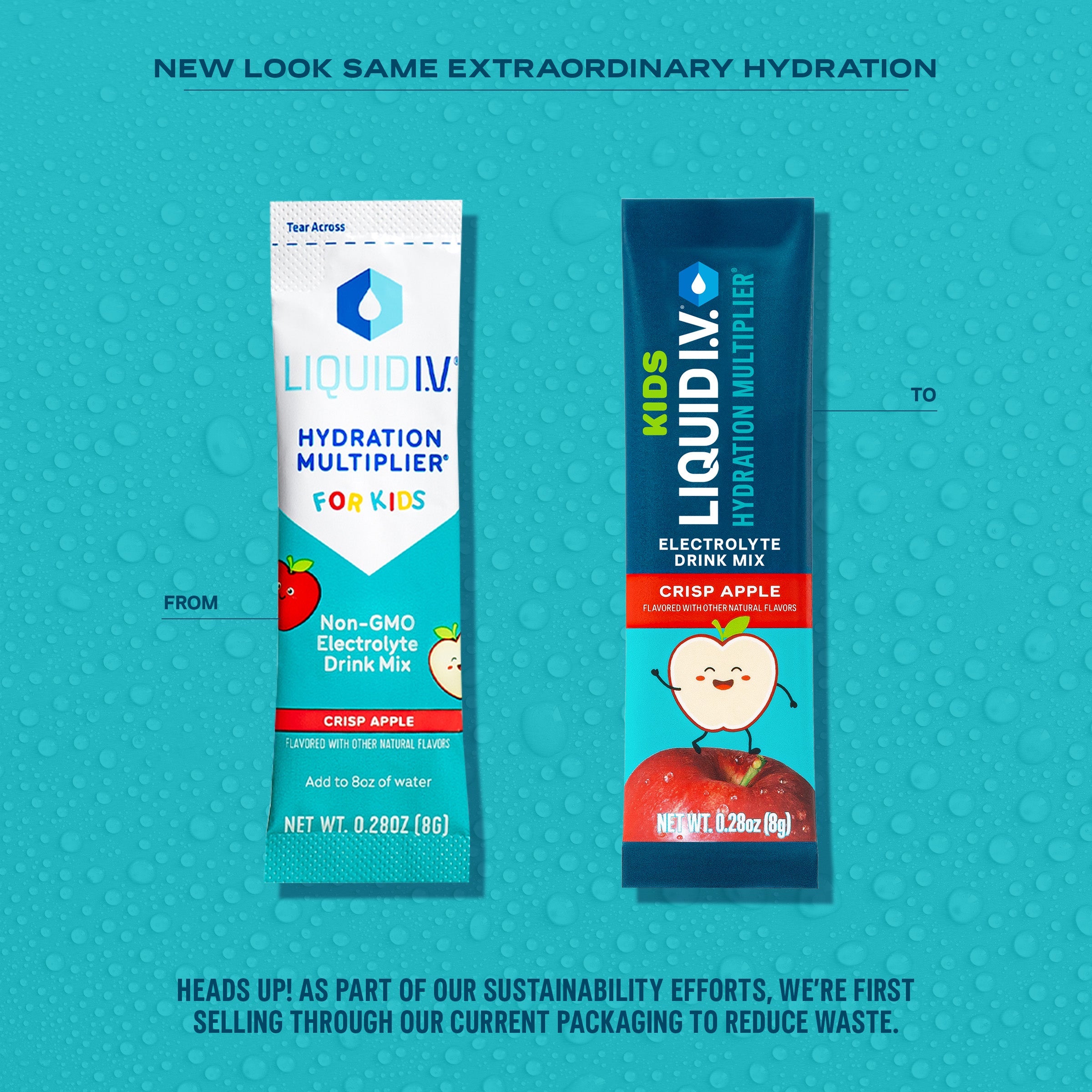 Crisp Apple Hydration Multiplier® For Kids (Old) - Fresh Taste Electrolytes Made Easy