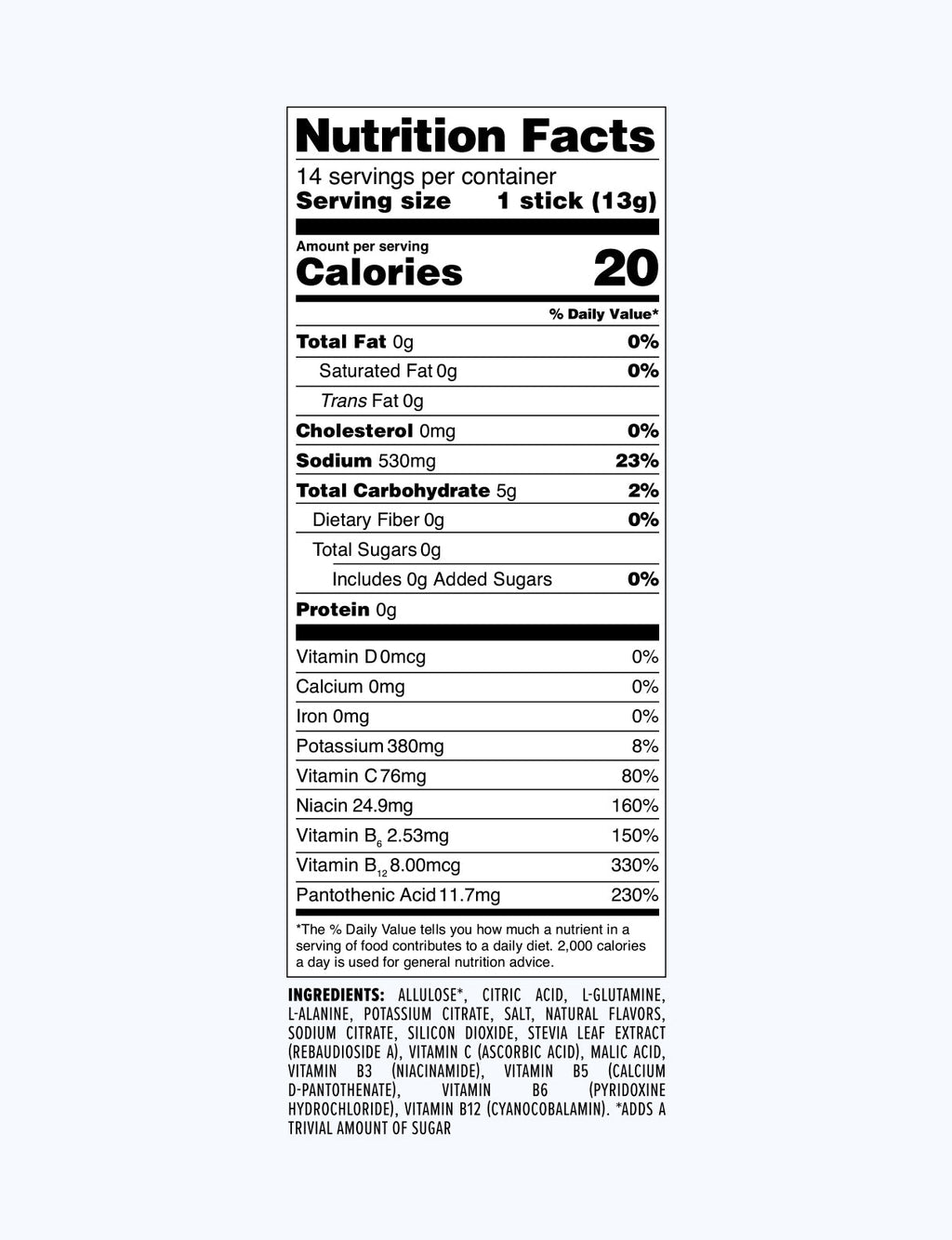 3ct Sugar-Free Sample Pack - CX ONLY - Simple Hydration Powder