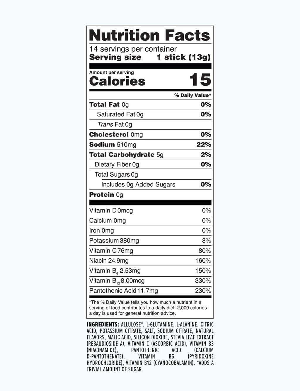 3ct Sugar-Free Sample Pack - CX ONLY - Simple Hydration Powder
