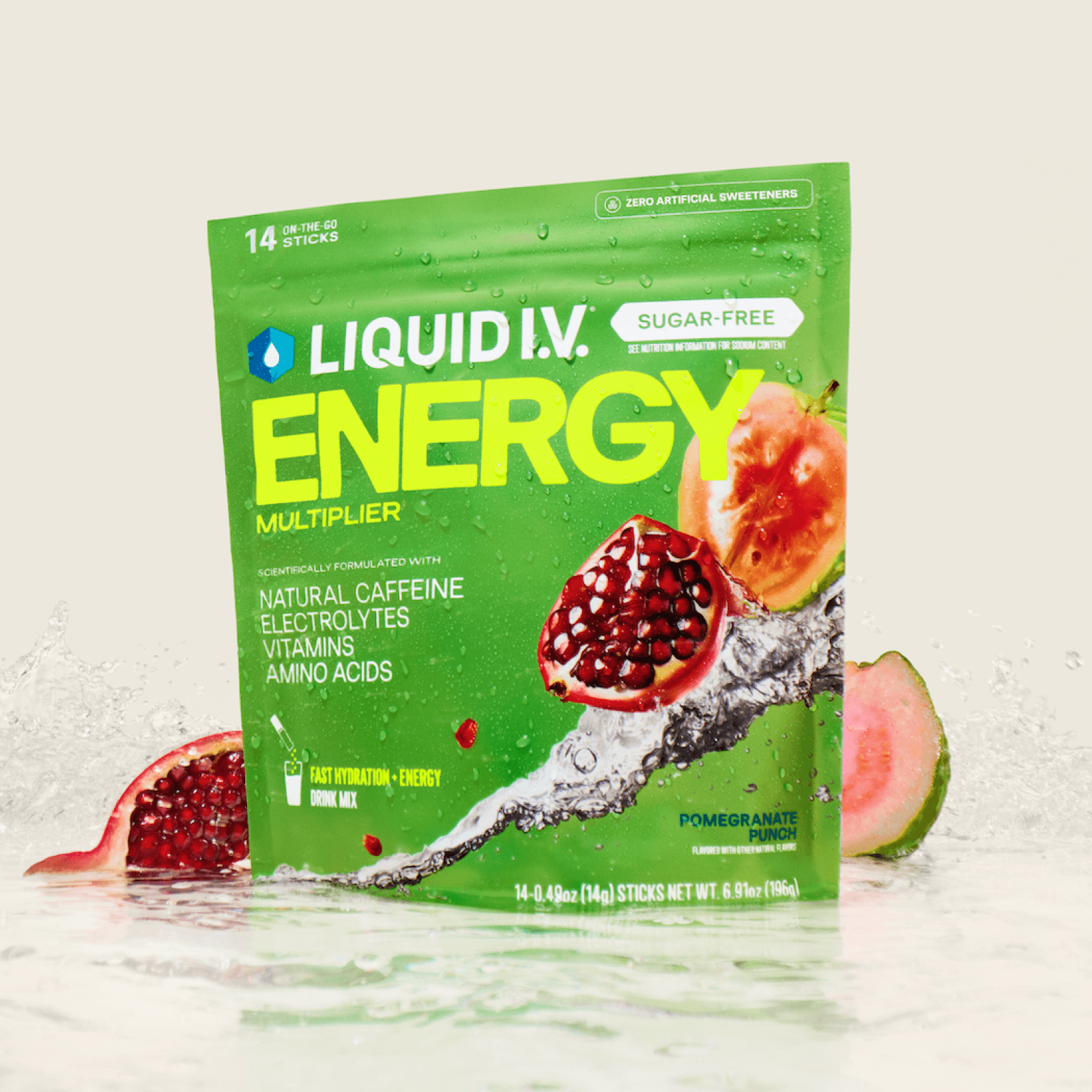 Sugar-Free Energy Fruity Bundle - On The Go Drink Mix Packets