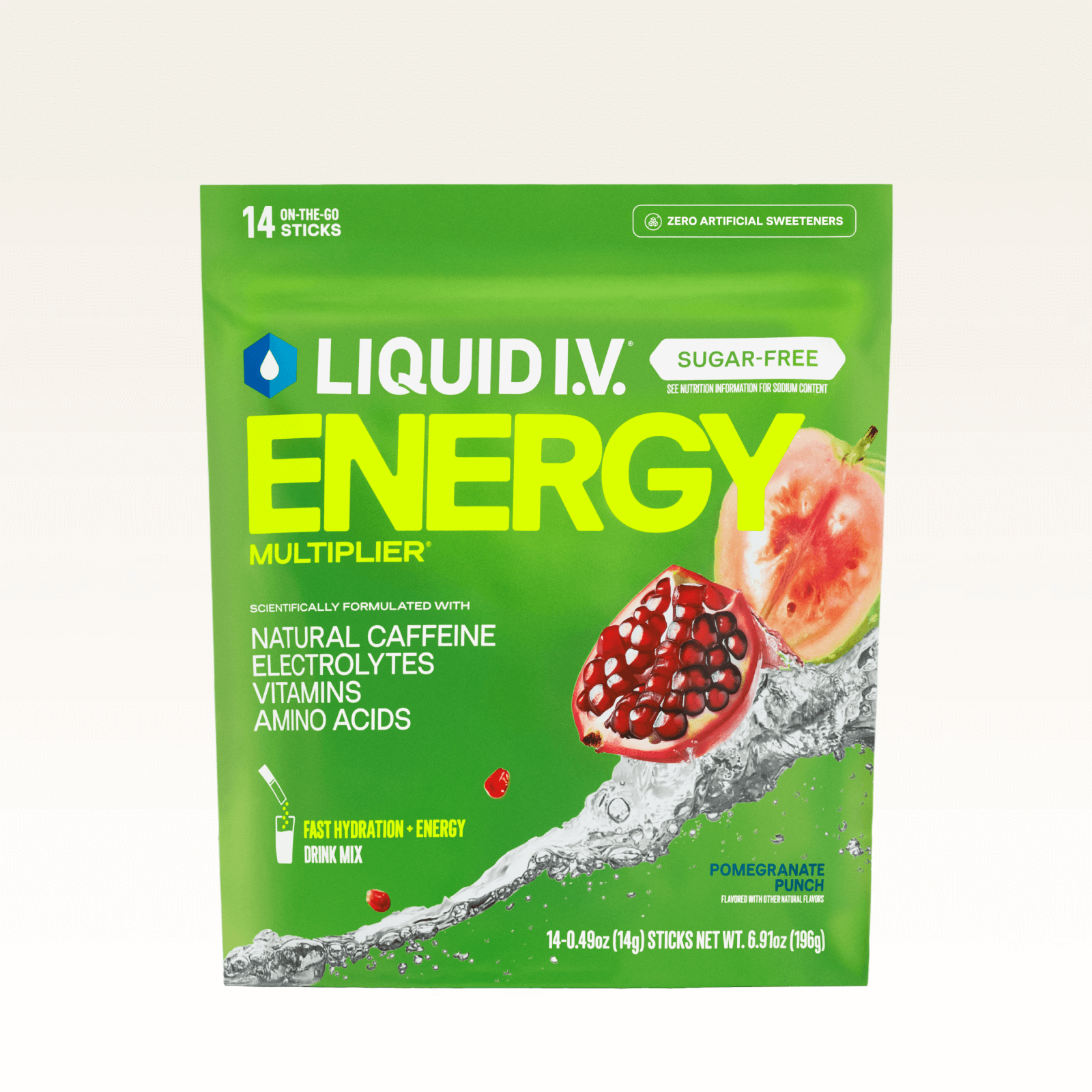 Pomegranate Punch Hydration Sugar-Free Energy Multiplier® - Workout Ready Hydration With Clean Taste