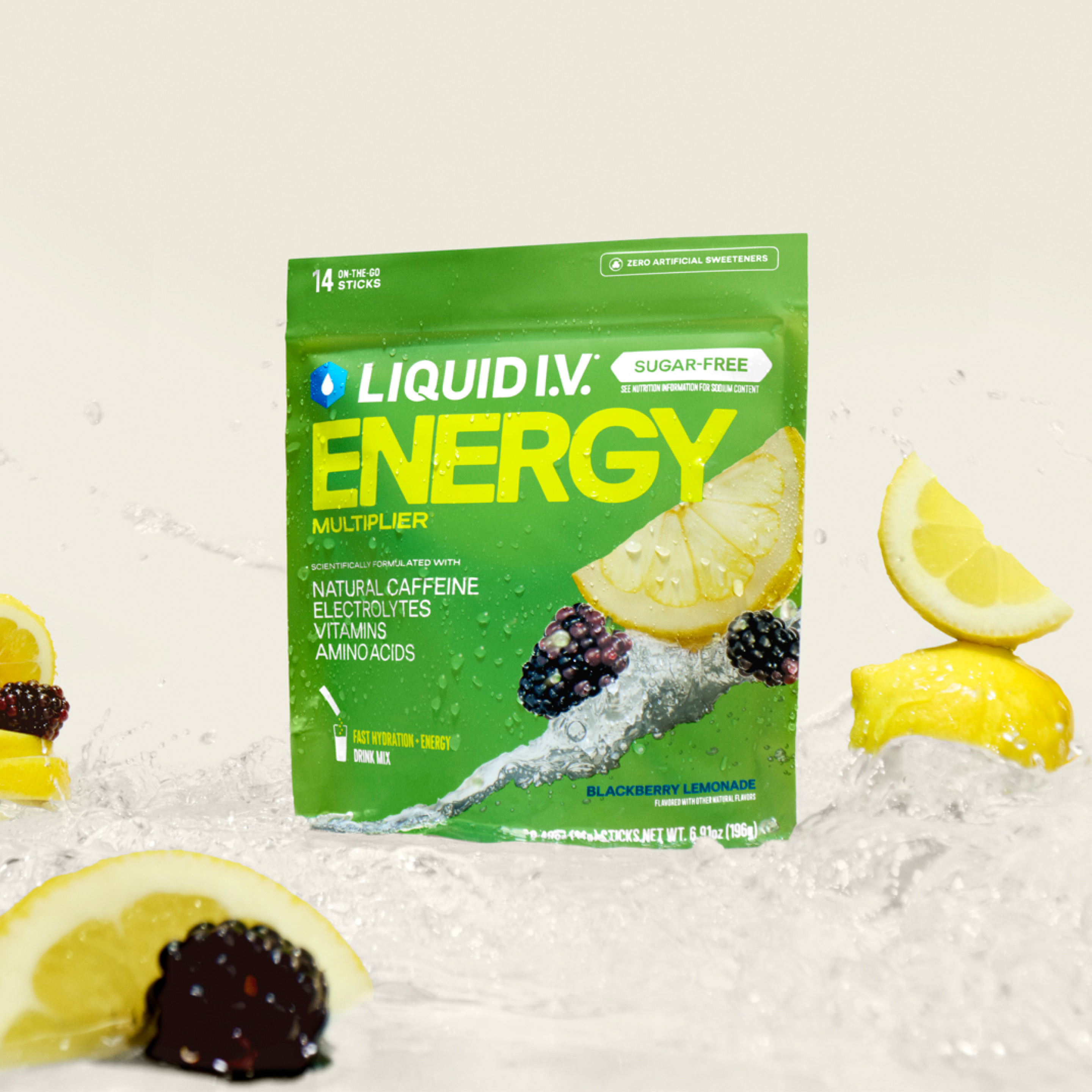 Sugar-Free Energy Fruity Bundle - On The Go Drink Mix Packets